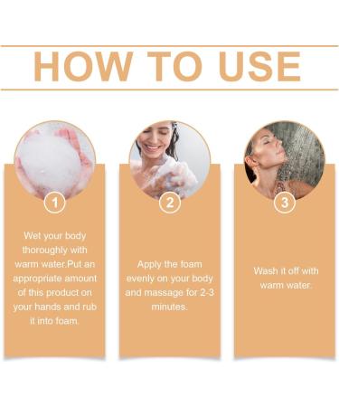 Lavage corporel au kaki : gel douche liminant les odeurs hydratant et rafra chissant en profondeur pour les femmes et les hommes liminant les odeurs fortes et les odeurs des personnes (4PCS) - Buy Online on GoSupps.com