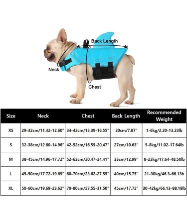Fonlam Dog Life Jacket - Blue Vest for Small & Medium Dogs Safe Swimming Pool & Lifeguarding Vest - Buy Online on GoSupps.com