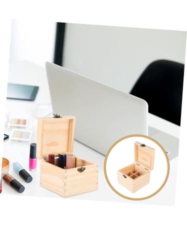 FOMIYES Wooden Storage Box for Essential Oils & Jewelry - Sleek Organizer for Aromatherapy Bottles & Jewelry Packaging - Buy Online on GoSupps.com