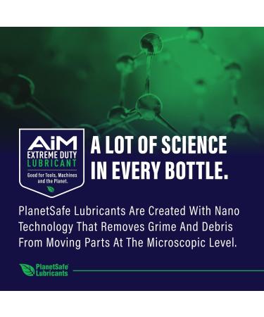 PlanetSafe AiM Extreme Duty Bike & Chain Lubricant Bundle - Non Toxic & Non Hazardous - Ideal for Scooters, Mopeds, Motorcycles, and Bicycles - 1oz + 2oz - Buy Online on GoSupps.com