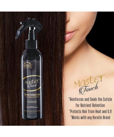 Master Touch Keratin Sealing Spray (8oz/236ml) Designed to reinforce cuticle sealing for nutrient retention after a keratin treatment. - Buy Online on GoSupps.com