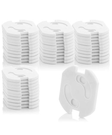 Deleycon 40x child locking for sockets and socket strips with rotating mechanism child protection socket protection socket protection baby toddler 40 pieces (1 Pack)