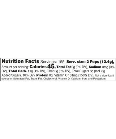 YumEarth Organic Vitamin C Pops - 300 Count, 5 lbs | Natural & Delicious Treats - Buy Online on GoSupps.com