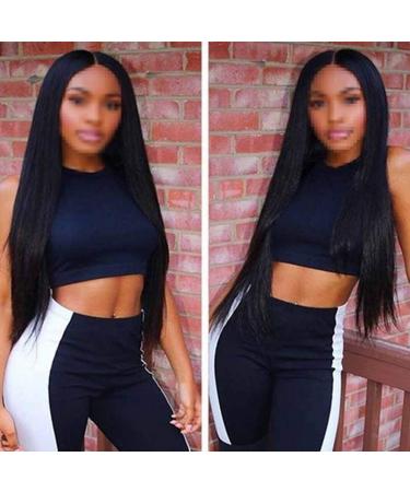 Tixiyu 22 Straight Human Hair Wigs Lace Front for Women | Heat Resistant Fiber - Shop Internationally - Buy Online on GoSupps.com