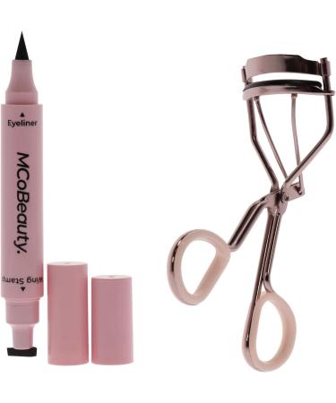 MCoBeauty Big Beauty Love Eyelash Curler and Winged Eyeliner Set for Women 2 Pc 0.101oz Eyeliner Eyelash Curler - Buy Online on GoSupps.com
