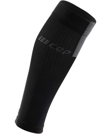 CEP Ultralight Compression Calf Sleeves for Men - Black/Dark Grey - Buy Online on GoSupps.com