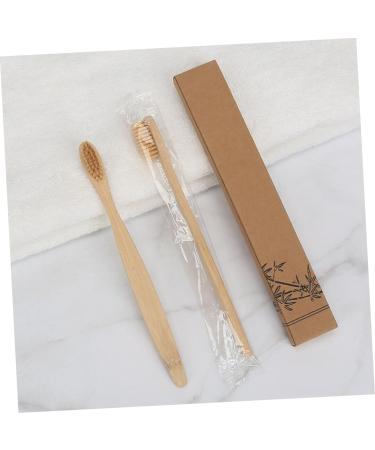 MARMERDO Bamboo Toothbrushes 12 Pack - Natural Soft Bristles Eco-Friendly Travel Set for Oral Health - Buy Online on GoSupps.com