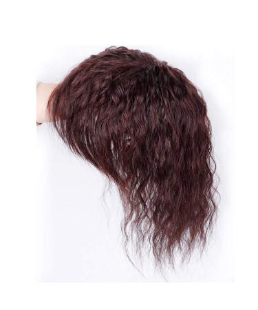 Natural Looking Curly Hair Clipping Apex Toupee - Human Hair Wig with Ponytail for Thin Hair - Buy Online on GoSupps.com