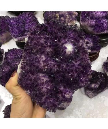 Big Size Natural Amethyst Angel Aura Quartz Crystal Cluster Crystal geode Beautiful - Buy Online on GoSupps.com