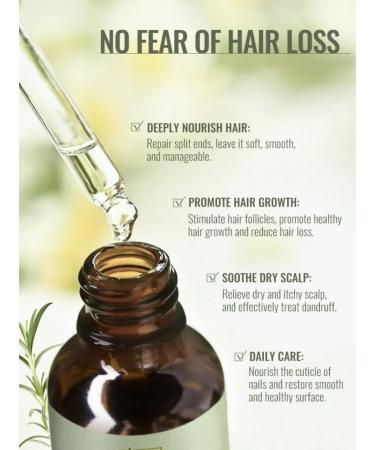 Hydront Rosemary Oil 2 Fl Oz | Paraben-Free Hair Growth & Strengthening Oil for All Hair Types - Buy Online on GoSupps.com