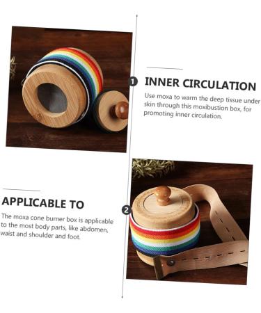 Buy Gatuida Wooden Bamboo Moxibustion Box Set - 2pcs 7x7cm Various Colors - International Shipping - Buy Online on GoSupps.com