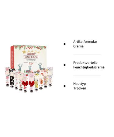 Hand Cream Gift Set | Natural Moisturizer for Dry Stressed Skin | Perfect Birthday & Christmas Gifts for Women Men Mom & Grandma - Buy Online on GoSupps.com