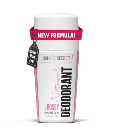 All Natural Deodorant for Women & Men. Organic & Vegan. Pure Ingredients. All Day Protection. 2.5 fl oz Scent:THE ROSEY