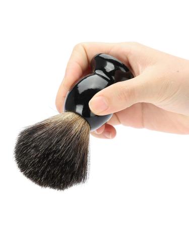 Portable Men's Shaving Brush with Wooden Handle | Premium Foam Razor Brush for Beard Grooming | Hairdressing Salon Tools - Buy Online on GoSupps.com