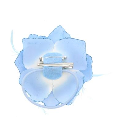 Topkids Light Blue Hair Clip Accessories - Rose Blossom Motif Safety Needle Fascinator & More - Buy Online on GoSupps.com