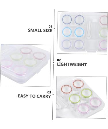 Solustrie Contact Lens Container | Clear Case & Organizer for Travel - Ideal Storage for Colored Lenses - Buy Online on GoSupps.com