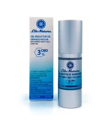 LLIVNATURE Anti-pimple gel 3% CBD night 30 ml