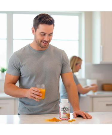 NOPA Leaf Turmeric Curcumin Complex Capsules with Ginger & Black Pepper 1000mg per Serving 120 Capsules Dietary Supplement, Non-GMO, Gluten-Free - Buy Online on GoSupps.com