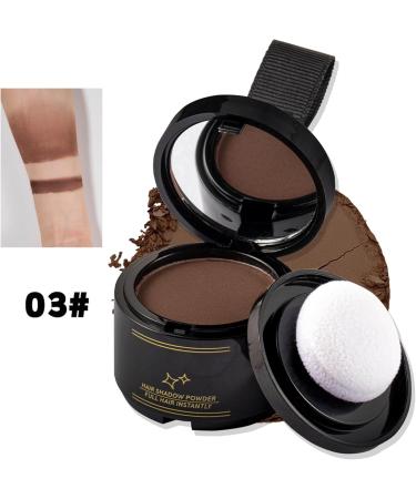 Hairline Powder for Women Root Powder for Hair 4g Quick Gray Hair Root Concealer Waterproof Root Coverage SweatProof Hair Root Dye for Women and Men 03 B - Buy Online on GoSupps.com