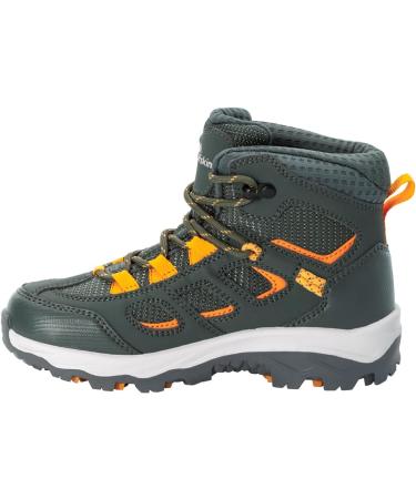 Jack Wolfskin Unisex Kids 4042181 Hiking Boots - Size 28 EU - Slate Green | International Shipping Available - Buy Online on GoSupps.com