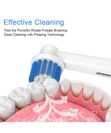 WOJASAL 12 Pack Oral B Braun Compatible Precision Clean Refill Heads - Buy Online on GoSupps.com