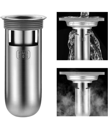 Bathroom Shower Drain Backflow Preventer Stainless Steel Shower Drain Plug Seal Not Odor Bathroom Floor Trapping Silver - Buy Online on GoSupps.com