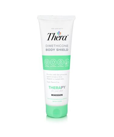 Thera Dimethicone Body Shield Skin Cream - Moisturizes Dry  Sensitive  Chapped  Cracked Skin - Lavender-Scented  4 oz Tube  1 Count 1 Ounce (Pack of 1)