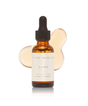 AziMD Skincare Illumic 15% Vitamin C Serum with Ferulic Acid Vitamin E & Peptides | Reduces Pigmentation & Wrinkles Boosts Collagen Firms & Brightens | Antioxidant UV & Environmental Protection