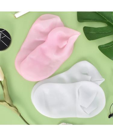 Moisturizing Gel Socks 2 Pairs Gel Moisturizing Foot Socks Non-Slip Moisturizing Gel Socks Spa Socks Prevention Socks for Cracked Foot Care (Style. B) - Buy Online on GoSupps.com