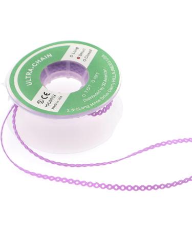 15Feet Dental Orthodontic Elastic Rubber Power Chains - Long Light Purple Braces Bands for Effective Teeth Alignment - Buy Online on GoSupps.com