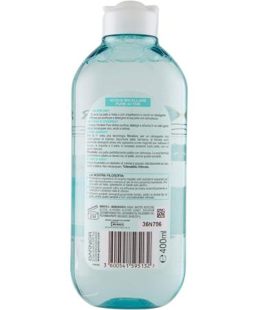 Garnier Micellar Water Daily Detergent 400 ml Pure Active - Buy Online on GoSupps.com