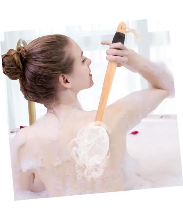 Buy Anti-Slip Bath Brush & Lotion Applicator Set | Long Handle Back Applicator for Sunscreen & Lotion - International Shipping Available - Buy Online on GoSupps.com