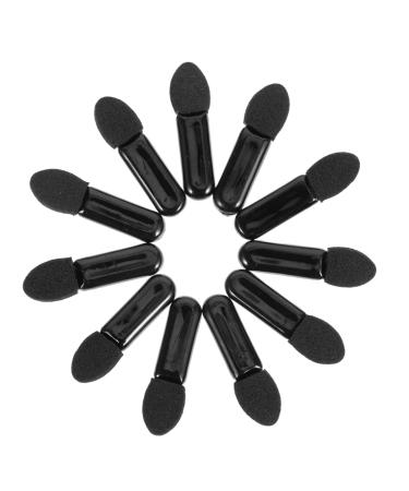 Housoutil 100pcs Mini Eyeshadow Swab Lip Balm Cosmetics Eyeshadw Brush Lipstick Lip Mask Applicator Miss Girl