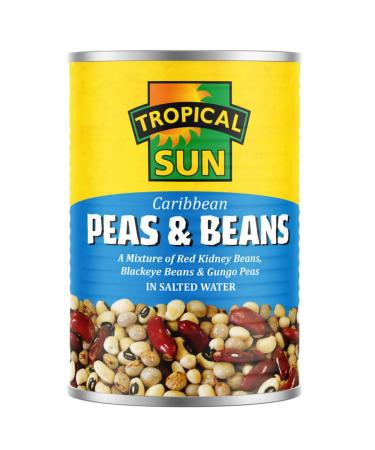 2 x Tropical Sun Caribbean Peas & Beans 12 x 400g