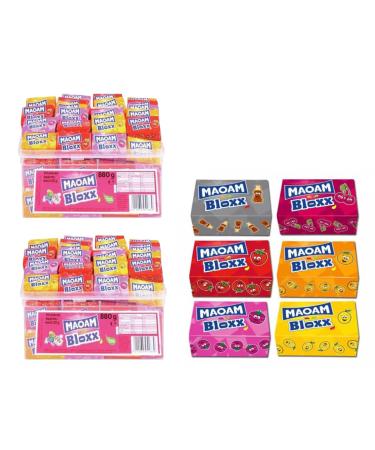 80 Maoam Bloxx Share Tub Reasealable Party Treats Gift
