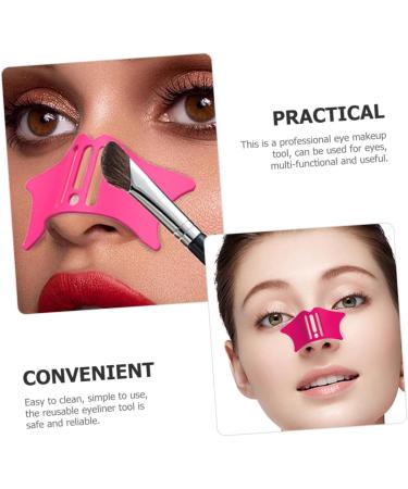 MAGICLULU Eyeliner Multi-functional Eye Makeup Tool Silicone Eyeliner Stencils Eyeliner Guide Tool Eyeshadow Applicator Tool Eye Liner Stencils for Eyes Silicone Eyeliner Aid Tool - Buy Online on GoSupps.com