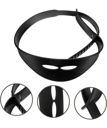 FRCOLOR mens headband tool headbands neckline shaving guide silicone haircut band adjustable hair cutting guide band for shaping mold template barber band arc Silica gel child Scissors 68x4.4cm Black - Buy Online on GoSupps.com