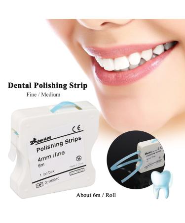 Zroven Dental Polishing Strips - 4mm Resin Whitening Tool for Interdental Grinding & Sanding | 1 Roll/Box - Buy Online on GoSupps.com