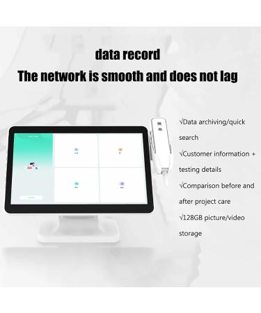 Skin Hair Analyzer Hair Scalp Detector with 14.1-inch Screen and 10 Million Pixels Lens 50x/200x Amplification Probes and Detecting Skin Hair Follicles Clearly for Beauty Salon Spa Center - Buy Online on GoSupps.com