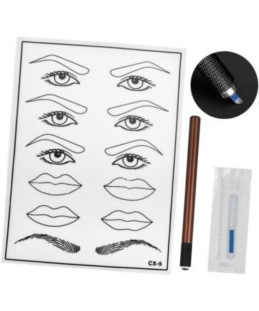 Hemoton 2pcs Practice Skin Kit Embroidery Kit Manual Pen Coffee - Buy Online on GoSupps.com