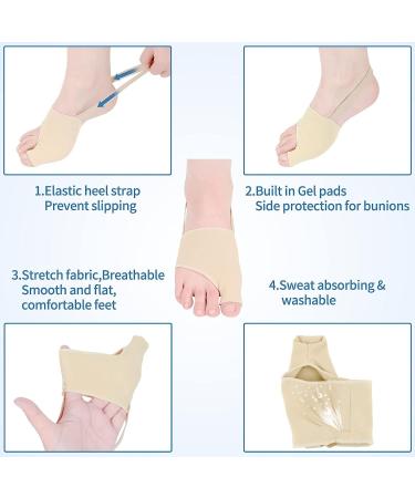 Bunion Corrector for Women & Men | Big Toe Straightener & Orthopedic Splint for Hallux Valgus | Comfortable & Breathable Day/Night Support - Buy Online on GoSupps.com