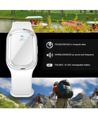 Grandlin Mosquito Protection Bracelet - Ultrasound Non-Toxic Waterproof USB Rechargeable - For Babies Children & Adults - 2 Pack - Buy Online on GoSupps.com