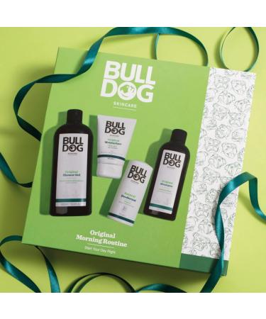 Bulldog Skincare Morning Routine Kit Giftset for Men - Shower Gel, Shampoo, Moisturiser & Deodorant - Buy Online on GoSupps.com