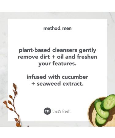 Method Men Face Wash Sea + Surf 6 oz - 3 Pack | Gentle Cleansing for Men's Skin - Buy Online on GoSupps.com