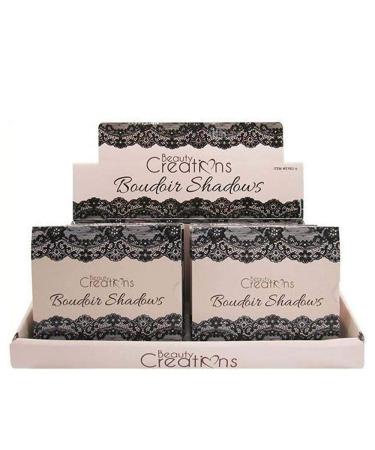 Beauty Creations Boudoir shadows 9 Shades Eyeshadow Palette B Display Set 12 Pieces 3.05 Pounds