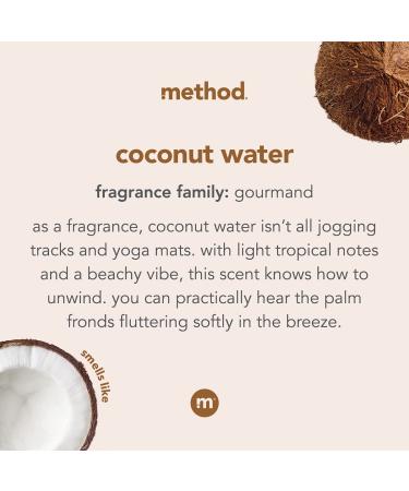 Method Coconut Water Gel Hand Wash - 12 fl oz (Pack of 3) | Biodegradable Formula - Buy Online on GoSupps.com