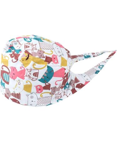 2pcs TENDYCOCO Surgical Scrub Cap - Adjustable Unisex Surgery Hats with Fox Print Design - Buy Online on GoSupps.com
