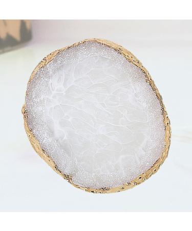 FUNOMOCYA Unique Resin Manicure Palette Agate Edge Nails Plate Art Tools White Kit 95*83cm white - Buy Online on GoSupps.com