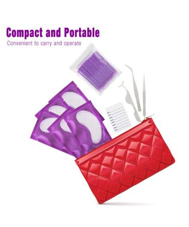 5 Pairs Under Eye Pads & Eyelash Holder Set | Gel Patches & Beauty Tools for Eyelash Extensions - Buy Online on GoSupps.com