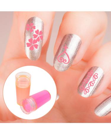 Buy Minkissy 2 Sets Clear Silicone Jelly Nail Art Stampers - Perfect for Manicure & Transfer Designs - Buy Online on GoSupps.com